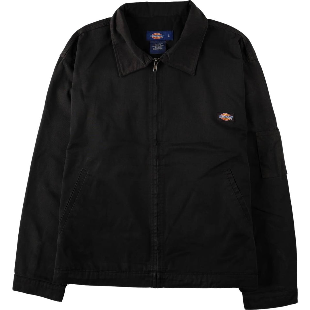 Dickies Eisenhower Jacket Work Jacket Men's Size L (approx.) polyester black type Vintage Second Hand