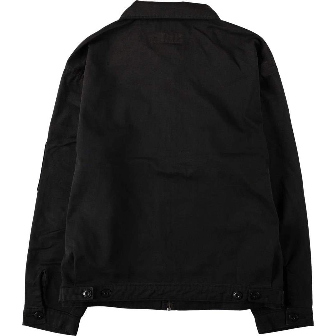 Dickies Eisenhower Jacket Work Jacket Men's Size L (approx.) polyester black type Vintage Second Hand