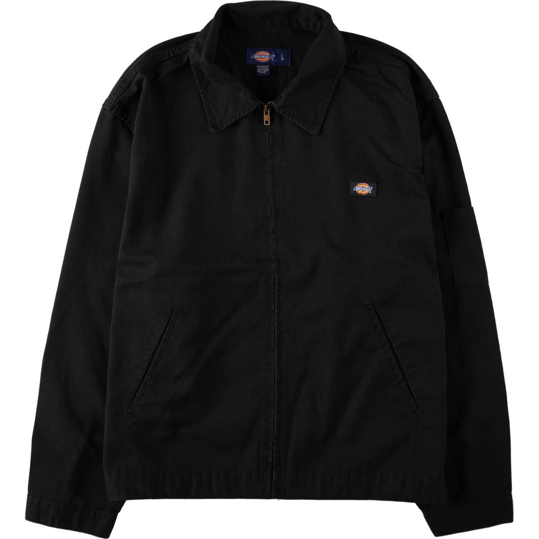 Dickies Eisenhower Jacket Work Jacket Men's Size L polyester black type Vintage Second Hand