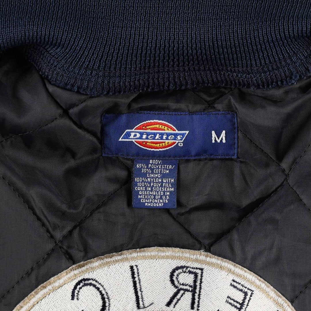 Dickies American Airlines Padded Work Jacket, Men's Size M polyester navy blue type Vintage Second Hand