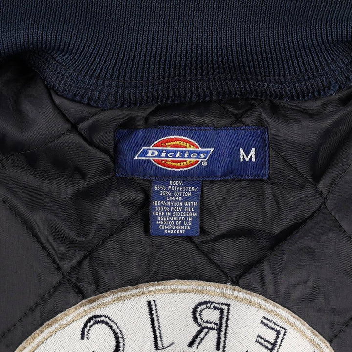 Dickies American Airlines Padded Work Jacket, Men's Size M polyester navy blue type Vintage Second Hand