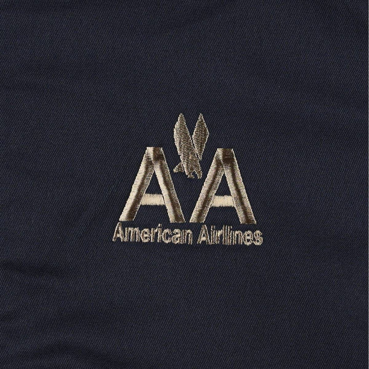 Dickies American Airlines Padded Work Jacket, Men's Size M polyester navy blue type Vintage Second Hand