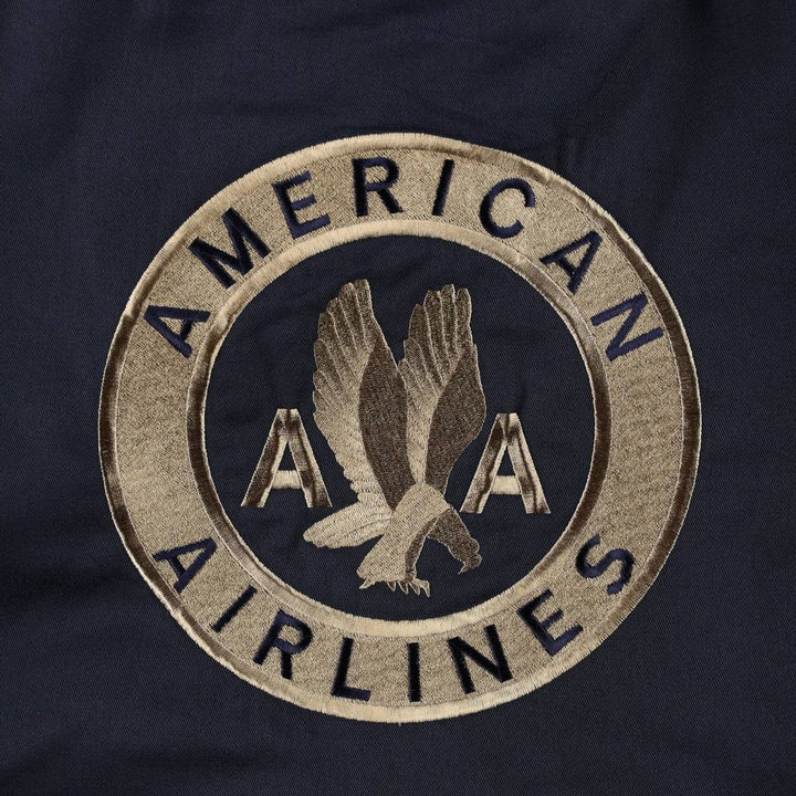 Dickies American Airlines Padded Work Jacket, Men's Size M polyester navy blue type Vintage Second Hand