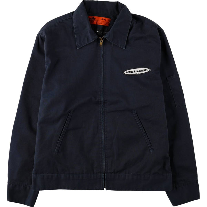 Dickies Eisenhower Work Jacket, Men's Size Medium polyester navy blue type Vintage Second Hand