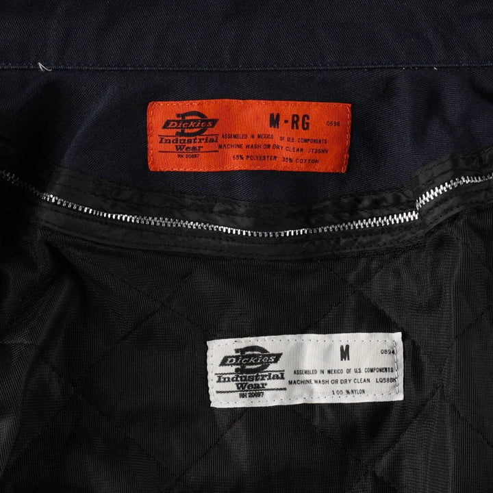 Dickies Eisenhower Work Jacket, Men's Size Medium polyester navy blue type Vintage Second Hand