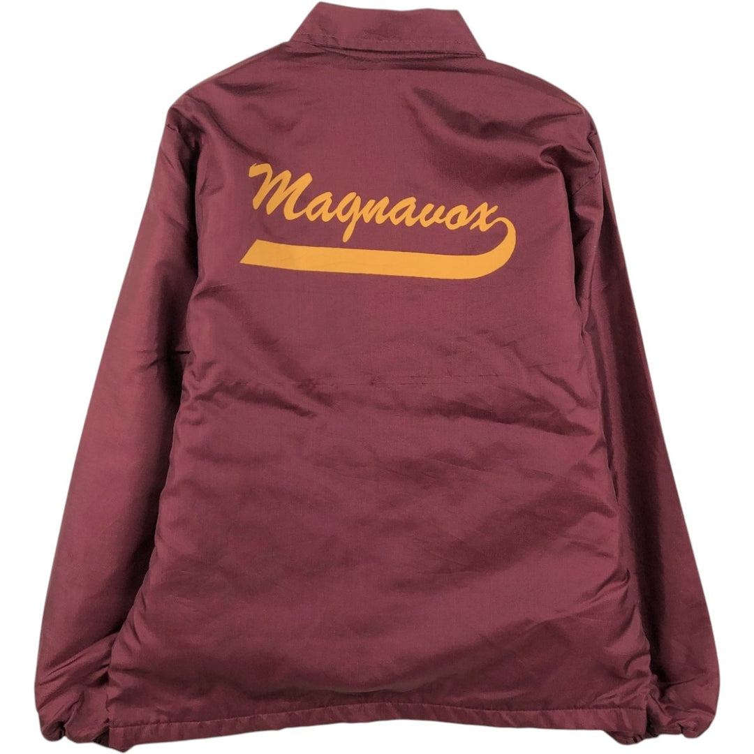Printed Coach Jacket, Men's Size M (approx.), Vintage unclear burgundy type Vintage Second Hand