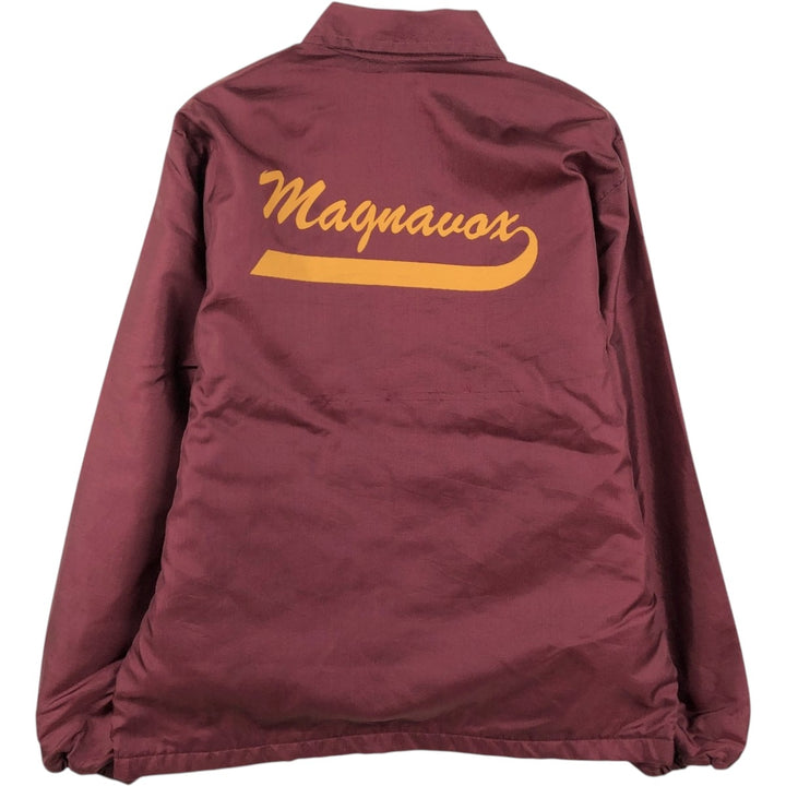 Printed Coach Jacket, Men's Size M (approx.), Vintage unclear burgundy type Vintage Second Hand
