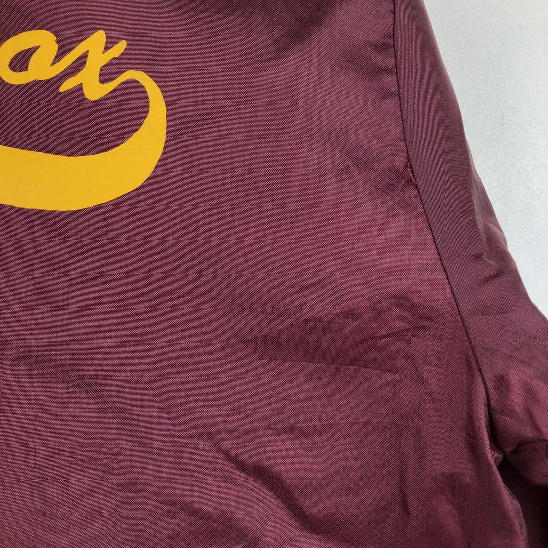 Printed Coach Jacket, Men's Size M (approx.), Vintage unclear burgundy type Vintage Second Hand