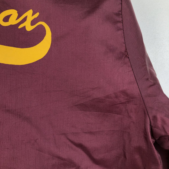 Printed Coach Jacket, Men's Size M (approx.), Vintage unclear burgundy type Vintage Second Hand