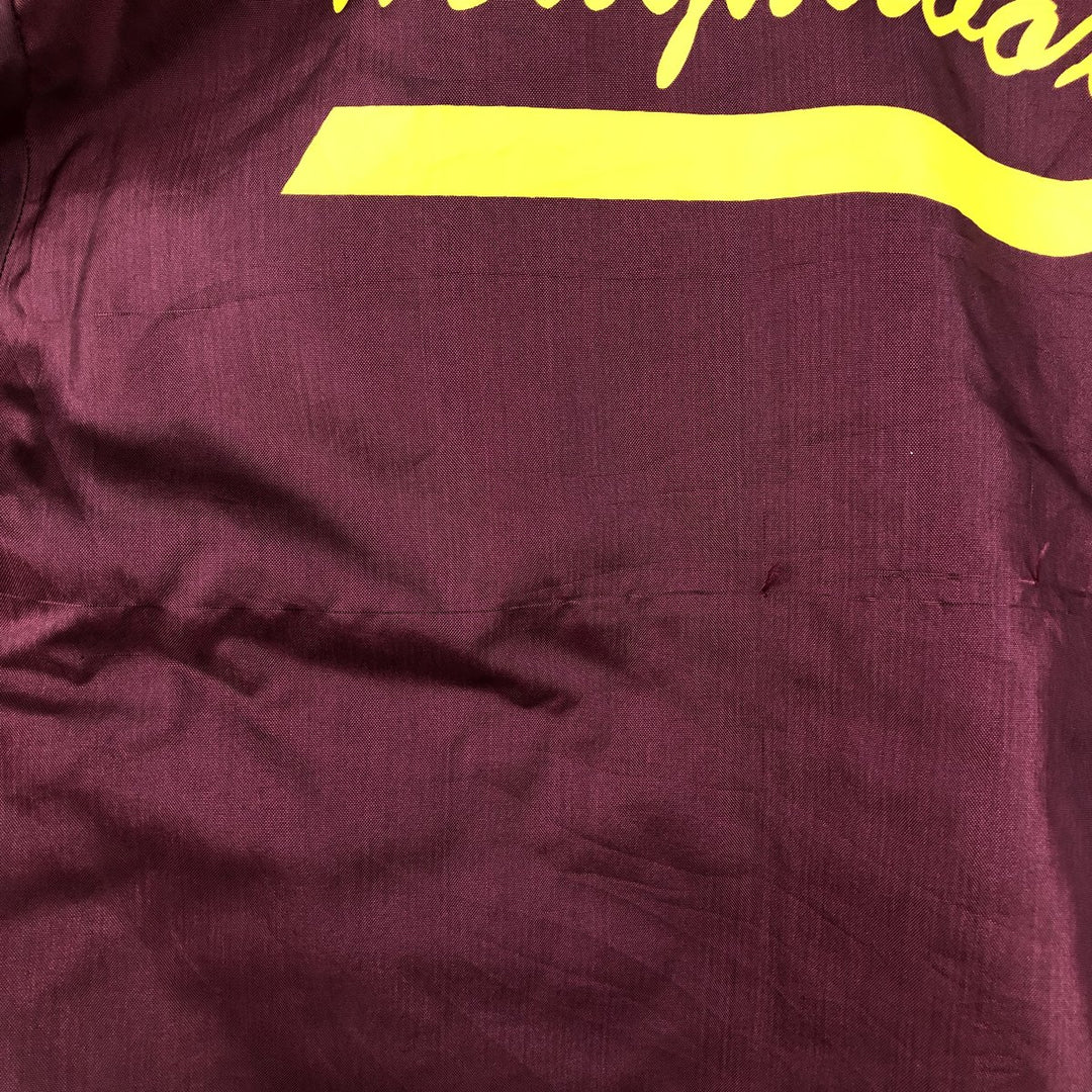 Printed Coach Jacket, Men's Size M (approx.), Vintage unclear burgundy type Vintage Second Hand