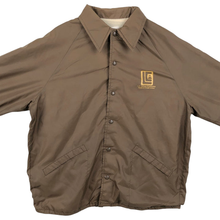70s-80'S King Louie PRO FIT Coach Jacket, Made in USA, Men's Size L (approx.), Vintage unclear brown type Vintage Second Hand