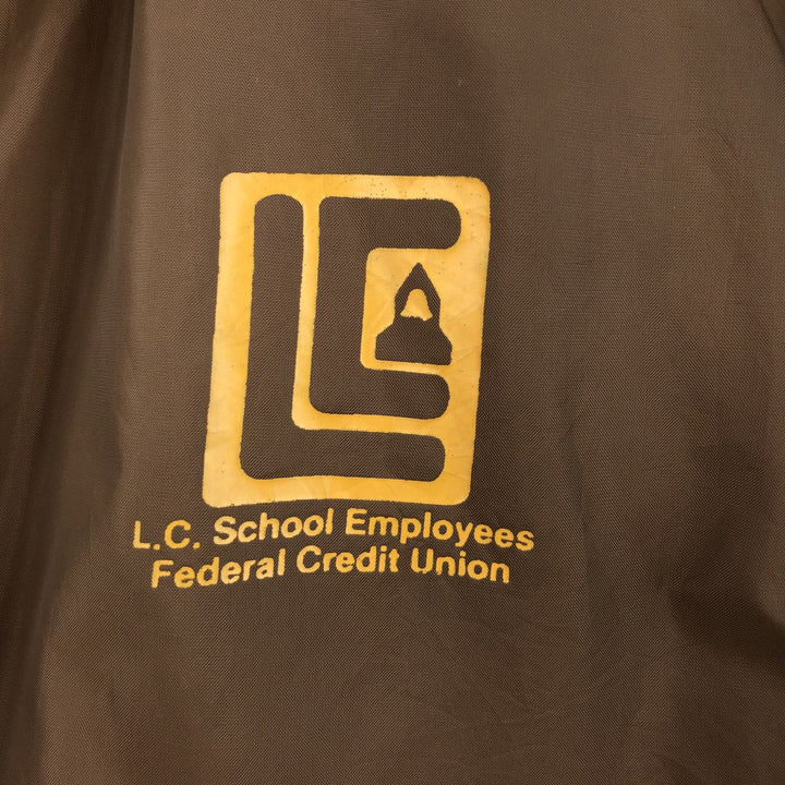 70s-80'S King Louie PRO FIT Coach Jacket, Made in USA, Men's Size L (approx.), Vintage unclear brown type Vintage Second Hand