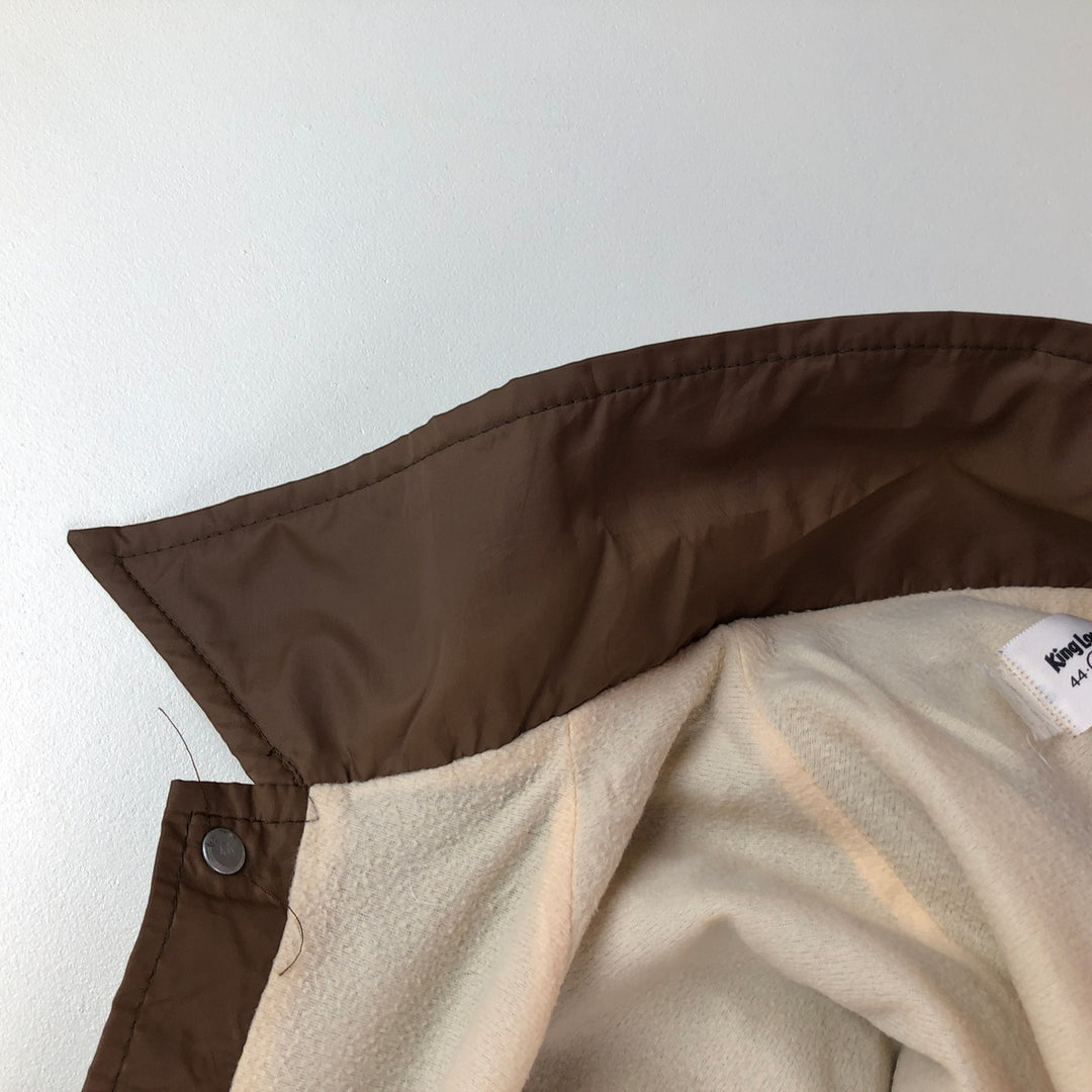 70s-80'S King Louie PRO FIT Coach Jacket, Made in USA, Men's Size L (approx.), Vintage unclear brown type Vintage Second Hand