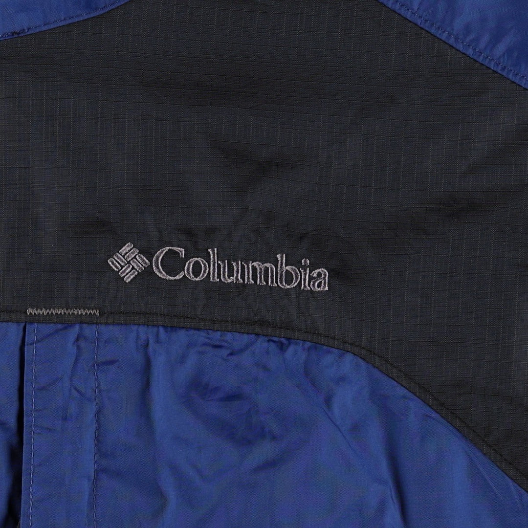 2000'S Columbia Mountain Parka Shell Jacket, Men's Size L (approx.) Nylon blue type Vintage Second Hand