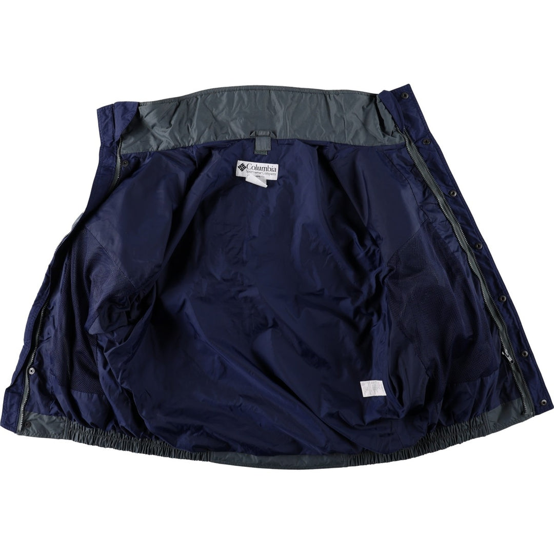 90s-00'S Columbia Bugaboo Mountain Jacket Shell Jacket Men's Size L Nylon navy blue type Vintage Second Hand