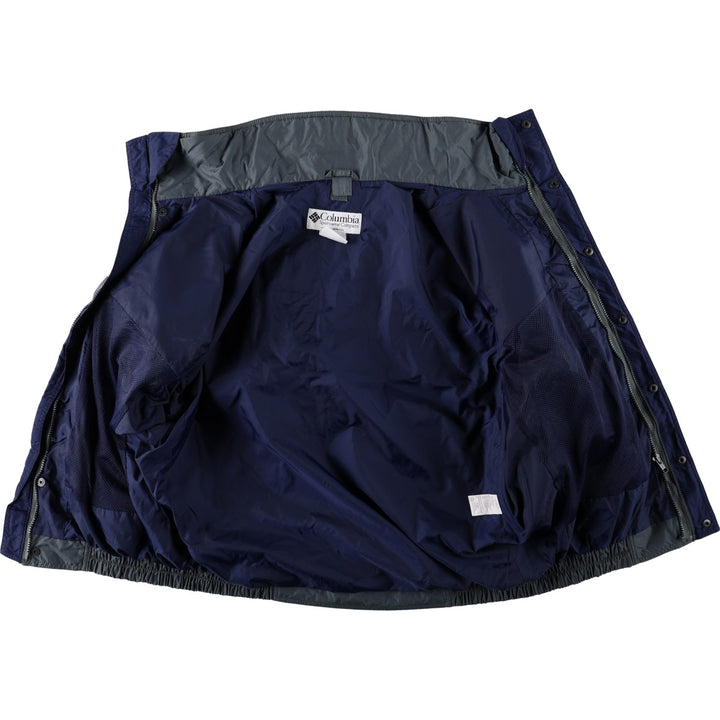 90s-00'S Columbia Bugaboo Mountain Jacket Shell Jacket Men's Size L Nylon navy blue type Vintage Second Hand