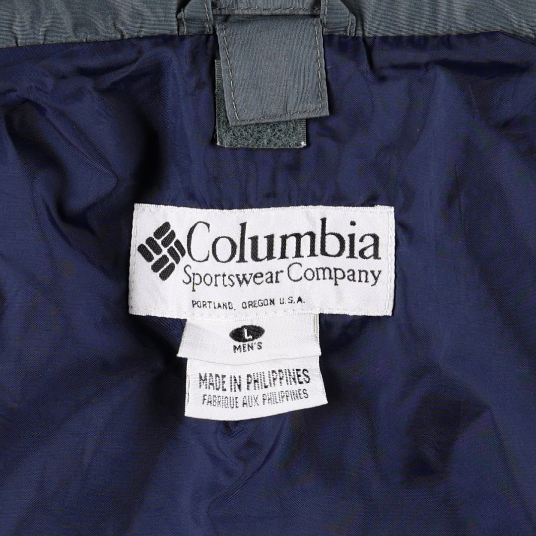 90s-00'S Columbia Bugaboo Mountain Jacket Shell Jacket Men's Size L Nylon navy blue type Vintage Second Hand