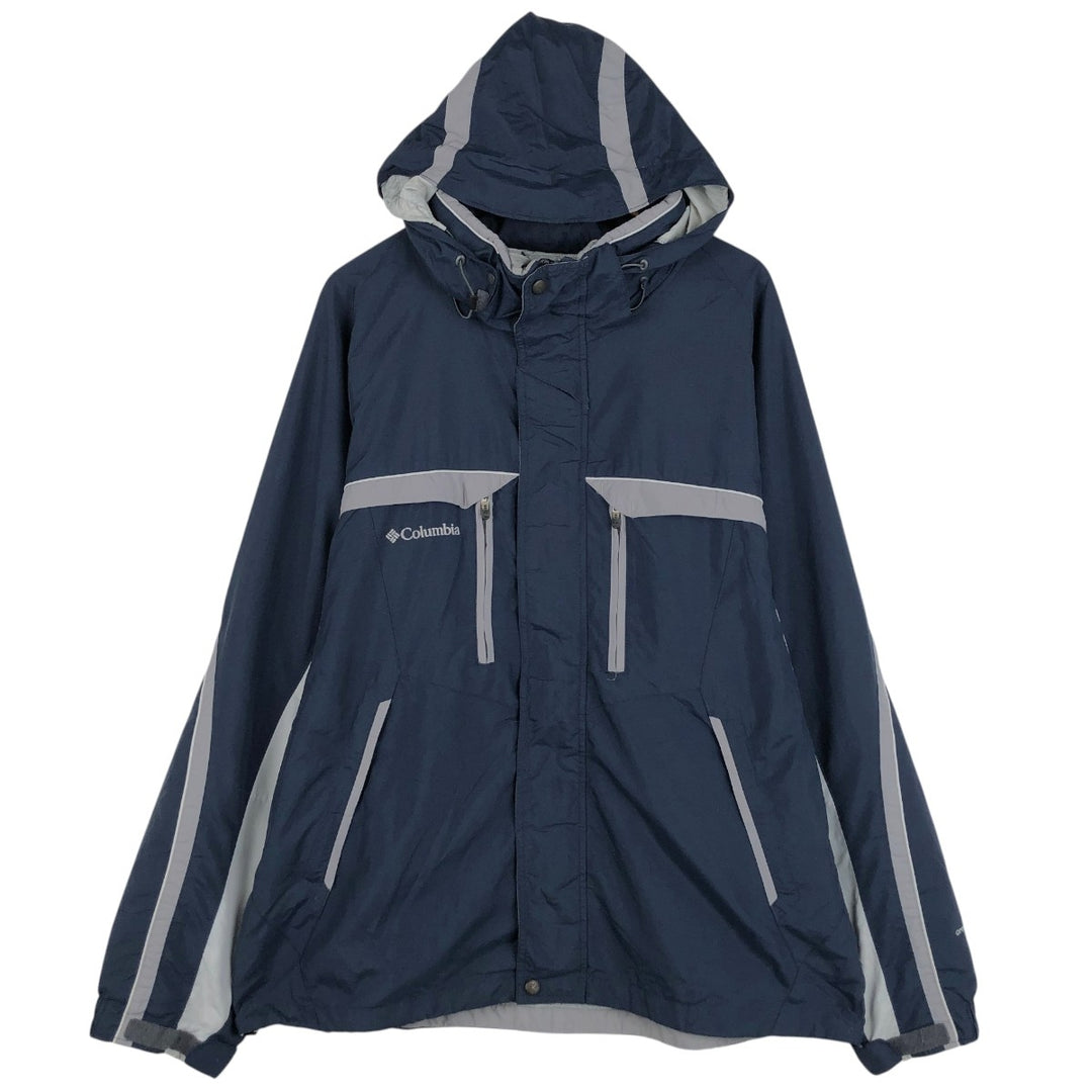 Columbia Bugaboo Mountain Parka Shell Jacket, Men's Size XL unclear navy blue type Vintage Second Hand