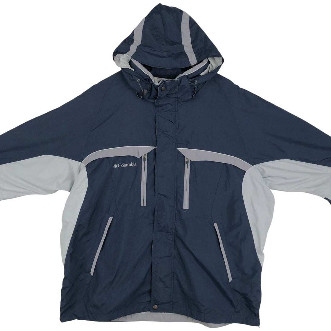 Columbia Bugaboo Mountain Parka Shell Jacket, Men's Size XL unclear navy blue type Vintage Second Hand