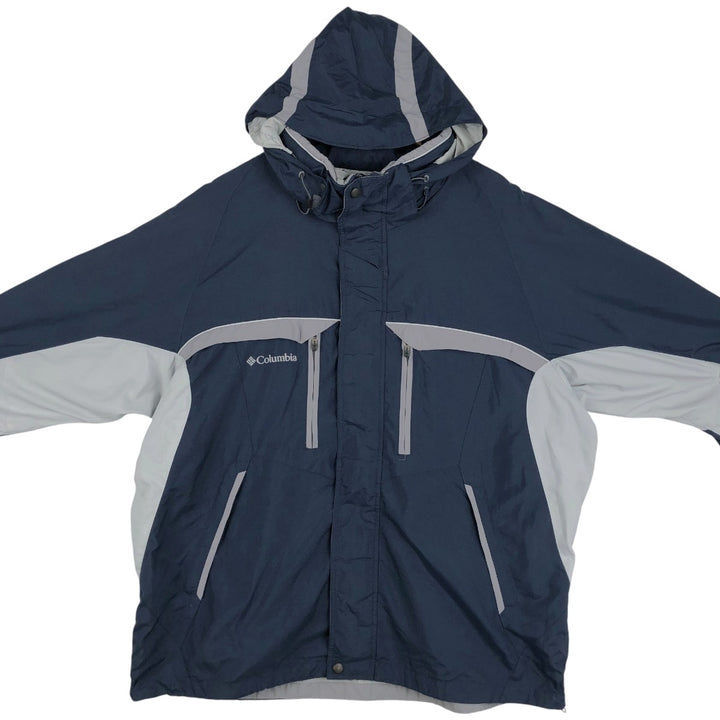 Columbia Bugaboo Mountain Parka Shell Jacket, Men's Size XL unclear navy blue type Vintage Second Hand