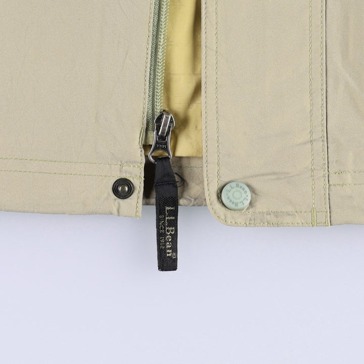 90s-00'S LLBean Mountain Parka Shell Jacket, Men's Size L (approx.), Vintage polyester Khaki type beige Vintage Second Hand