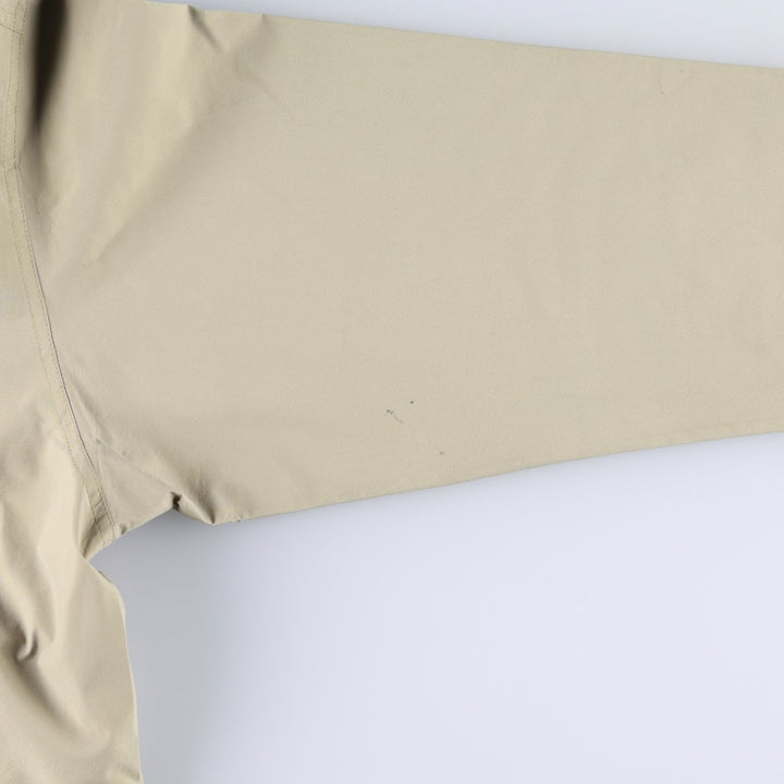 90s-00'S LLBean Mountain Parka Shell Jacket, Men's Size L (approx.), Vintage polyester Khaki type beige Vintage Second Hand