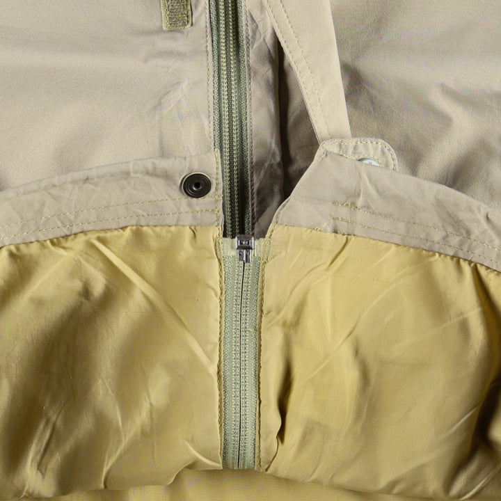 90s-00'S LLBean Mountain Parka Shell Jacket, Men's Size L (approx.), Vintage polyester Khaki type beige Vintage Second Hand