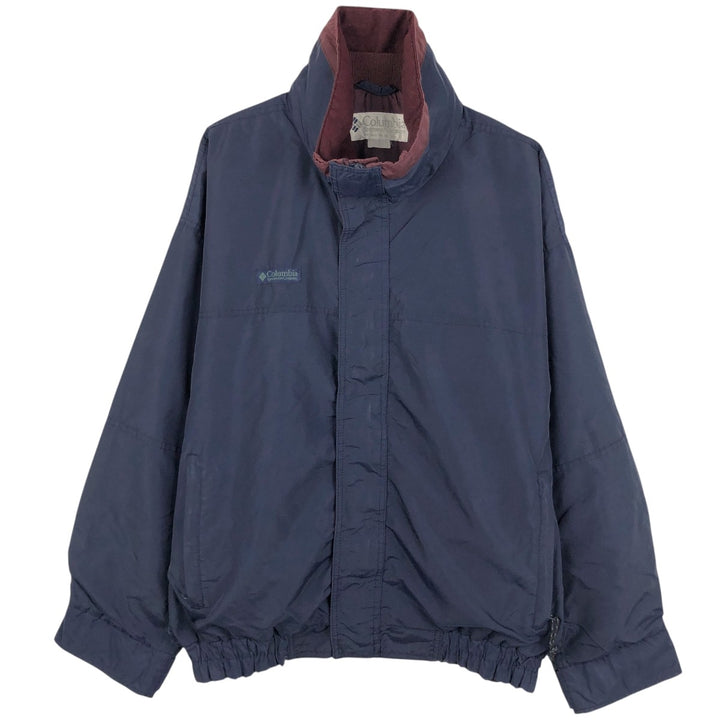 1990'S Columbia White Tag Mountain Parka Shell Jacket, Men's Size XL unclear navy blue type Vintage Second Hand