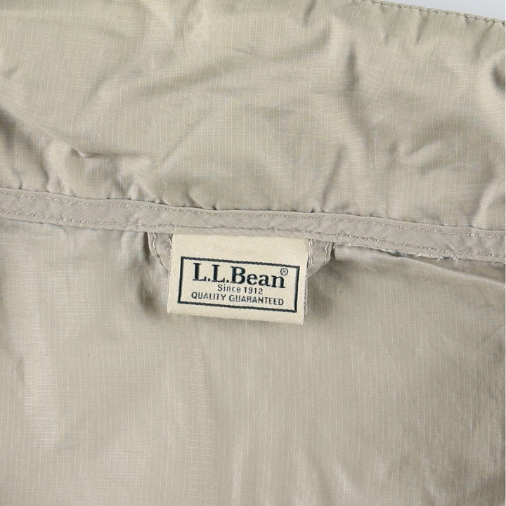 90s-00'S LLBean Ripstop Mountain Jacket Shell Jacket Men's XXL equivalent unclear Beige type Vintage Second Hand