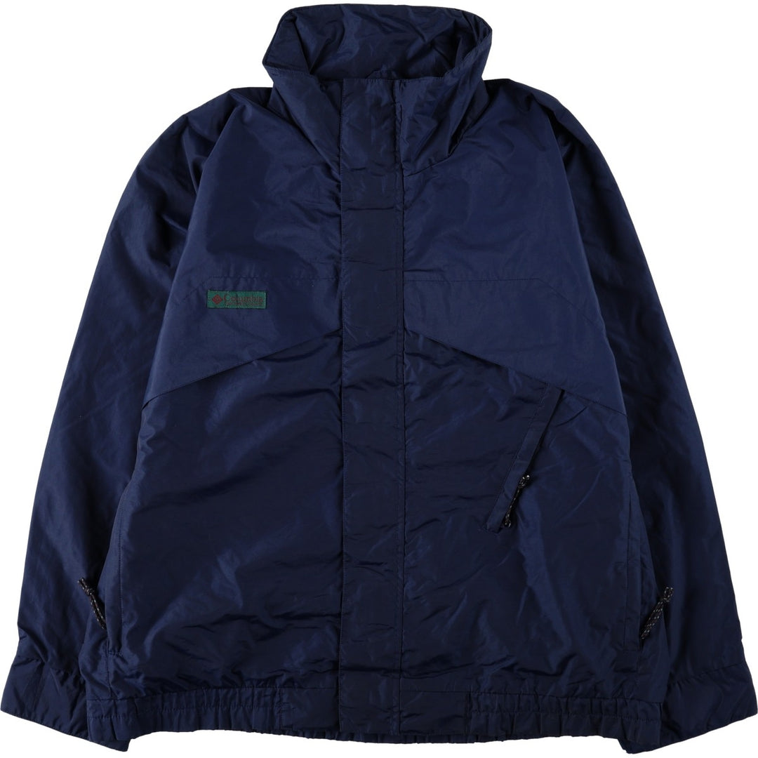 1990'S Columbia Whirlibird Mountain Jacket Shell Jacket Men's XXL equivalent Vintage unclear navy blue type Vintage Second Hand