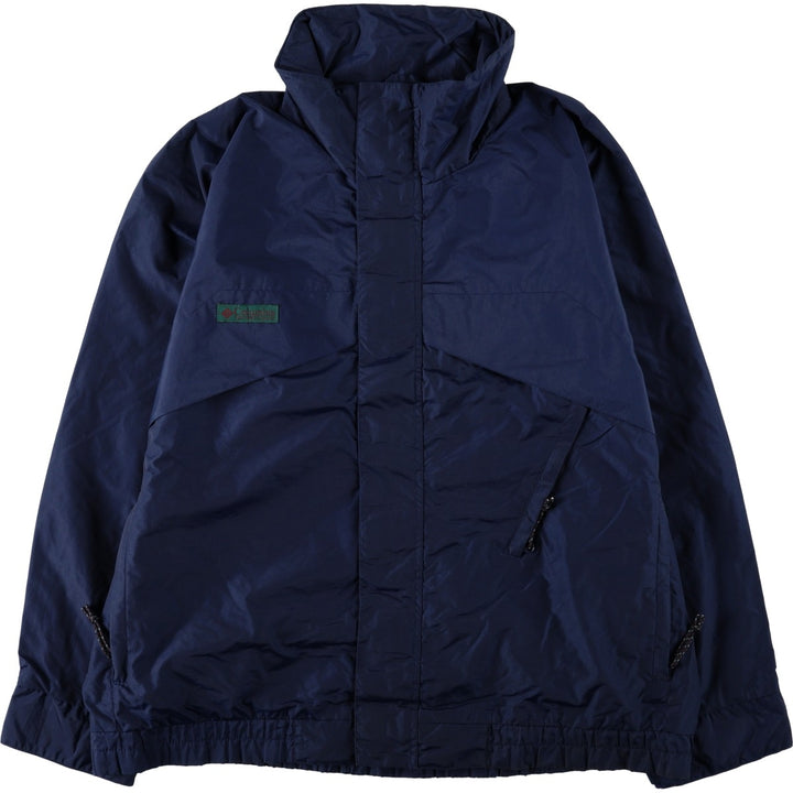 1990'S Columbia Whirlibird Mountain Jacket Shell Jacket Men's XXL equivalent Vintage unclear navy blue type Vintage Second Hand