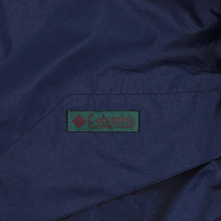 1990'S Columbia Whirlibird Mountain Jacket Shell Jacket Men's XXL equivalent Vintage unclear navy blue type Vintage Second Hand