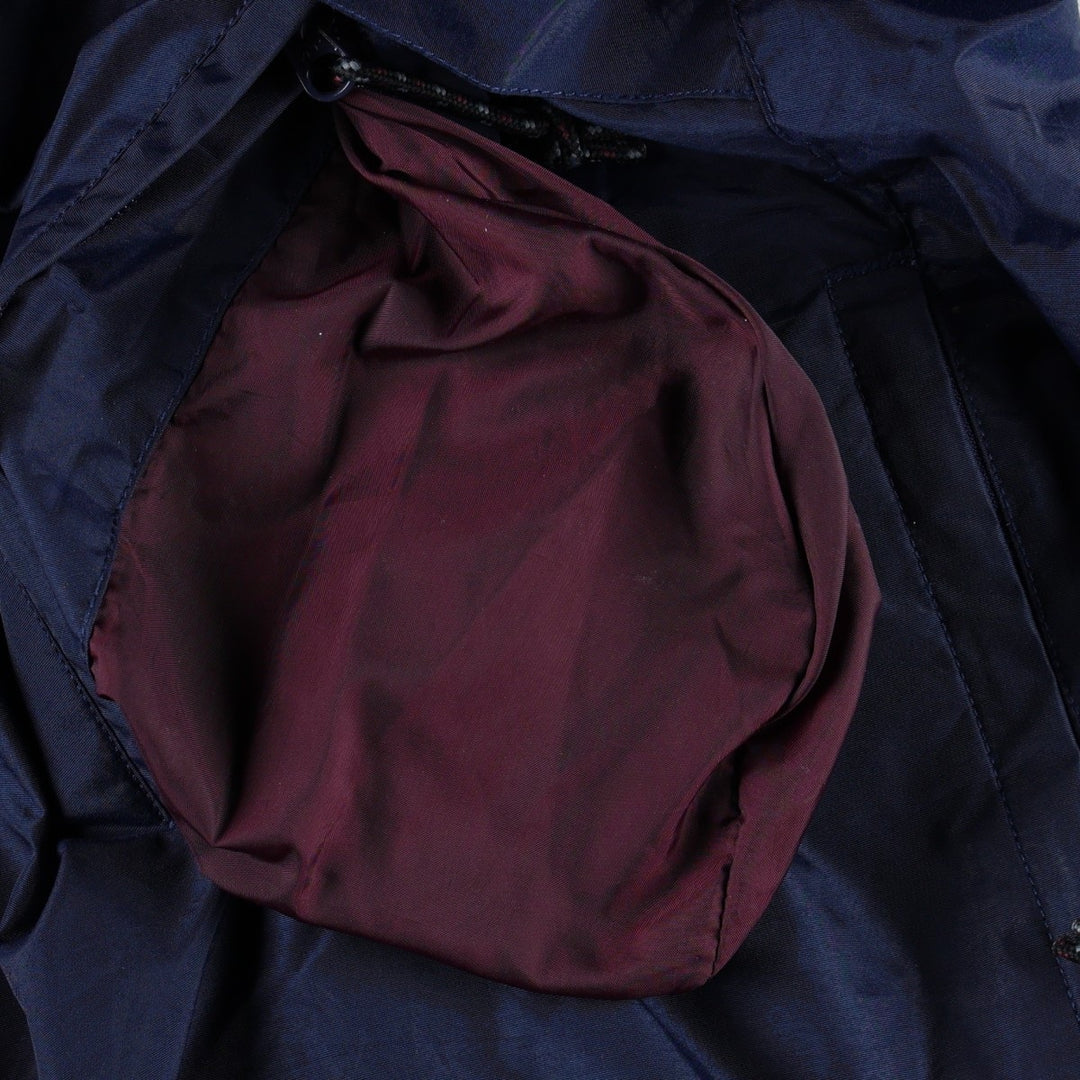 1990'S Columbia Whirlibird Mountain Jacket Shell Jacket Men's XXL equivalent Vintage unclear navy blue type Vintage Second Hand