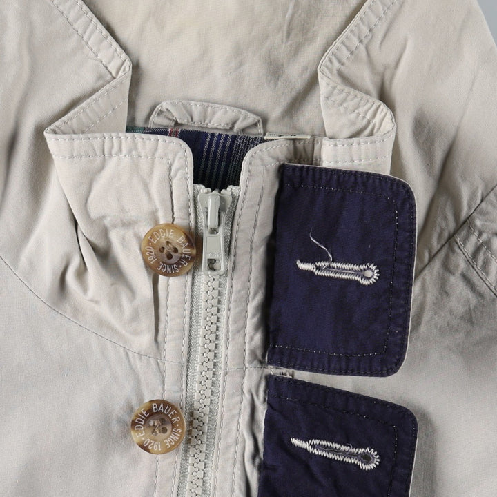 Eddie Bauer Harrington Jacket Swing Top, Men's Size L (approx.) cotton ivory Vintage Second Hand