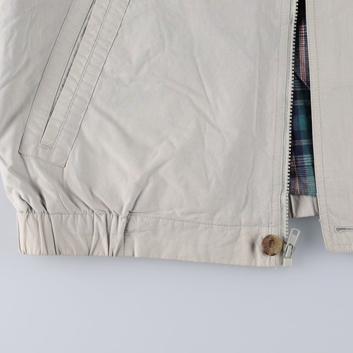 Eddie Bauer Harrington Jacket Swing Top, Men's Size L (approx.) cotton ivory Vintage Second Hand