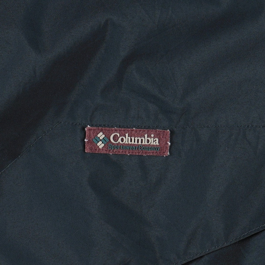1990'S Columbia Mountain Jacket Shell Jacket, Men's Size L (approx.) Nylon navy blue type Vintage Second Hand
