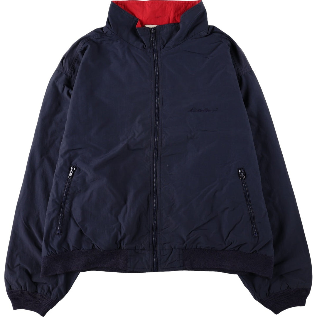2000'S Eddie Bauer Mountain Jacket Shell Jacket Men's XXL equivalent Nylon navy blue type Vintage Second Hand