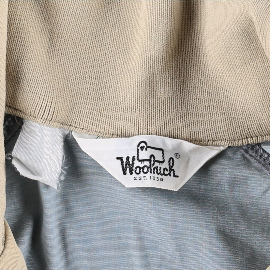 Woolrich Half-Zip Jacket, Men's Size L (approx.) unclear Blue type light blue Vintage Second Hand