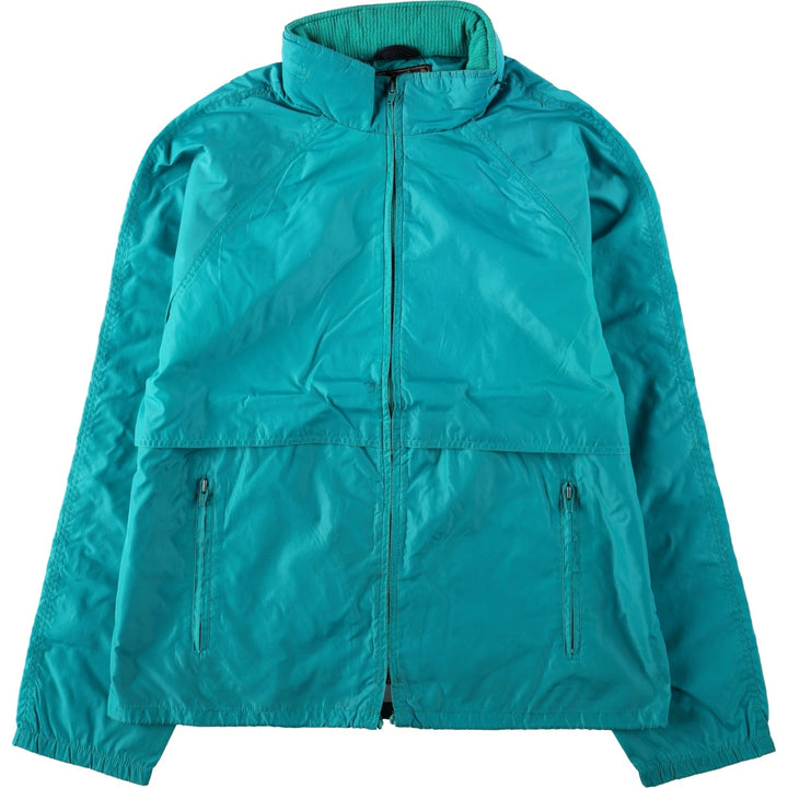 80s-90'S Eddie Bauer Nylon Jacket, Men's Size M (Equivalent), Vintage Nylon Emerald green Vintage Second Hand