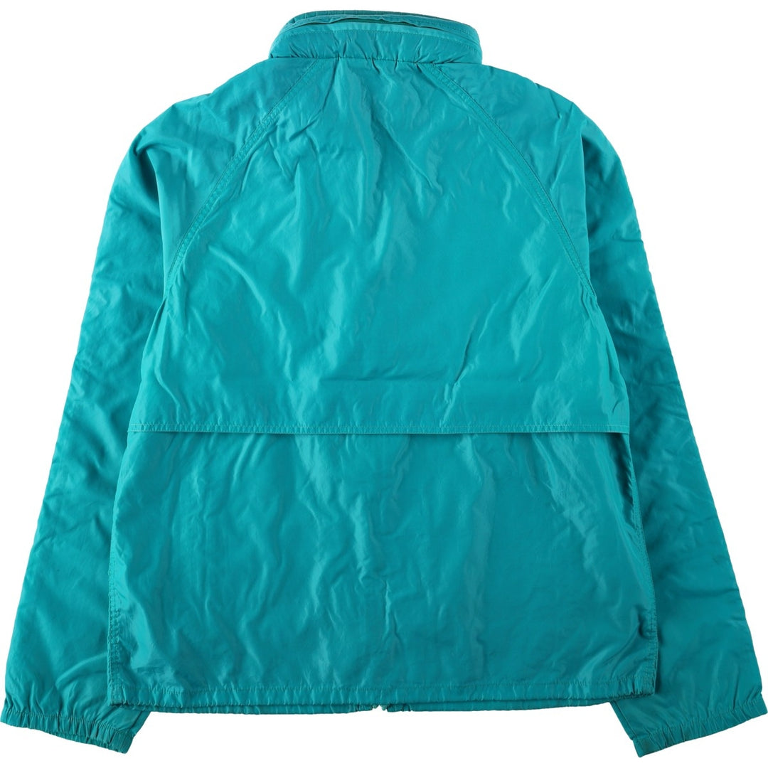80s-90'S Eddie Bauer Nylon Jacket, Men's Size M (Equivalent), Vintage Nylon Emerald green Vintage Second Hand