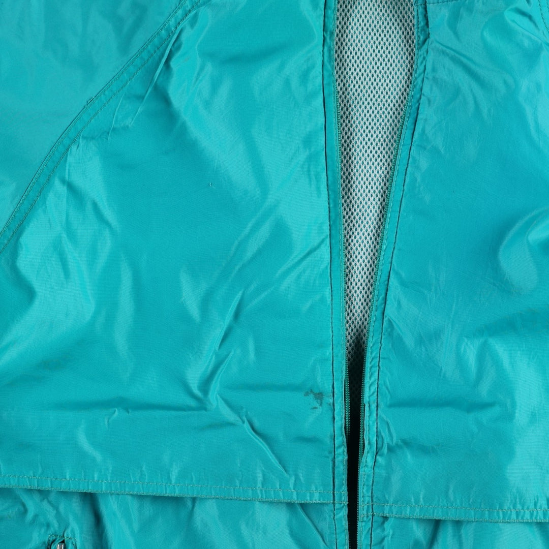 80s-90'S Eddie Bauer Nylon Jacket, Men's Size M (Equivalent), Vintage Nylon Emerald green Vintage Second Hand