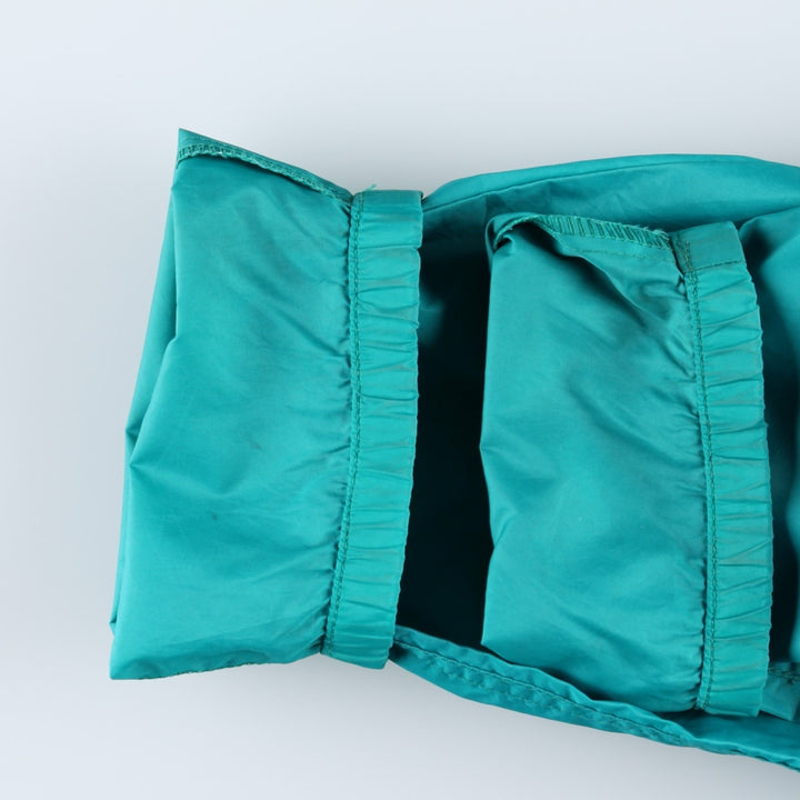 80s-90'S Eddie Bauer Nylon Jacket, Men's Size M (Equivalent), Vintage Nylon Emerald green Vintage Second Hand