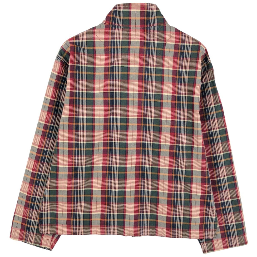 Eddie Bauer Check Pattern Mountain Jacket Shell Jacket Men's Size M cotton red type Vintage Second Hand