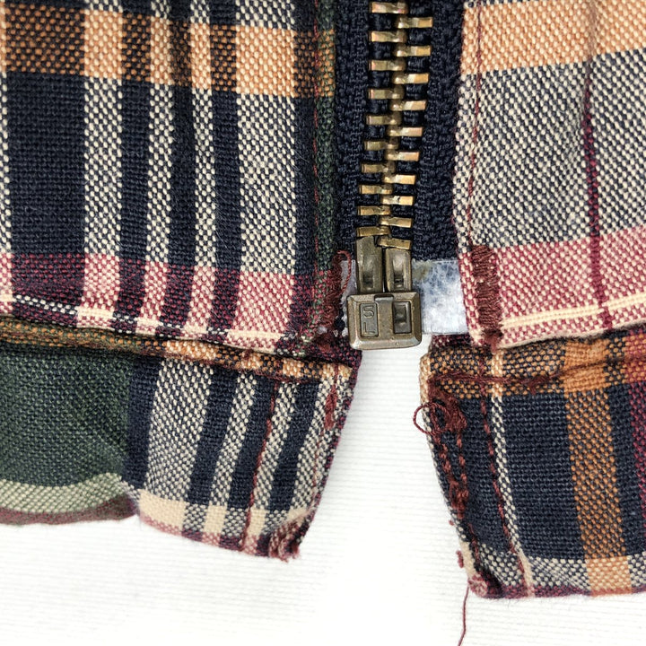 Eddie Bauer Check Pattern Mountain Jacket Shell Jacket Men's Size M cotton red type Vintage Second Hand