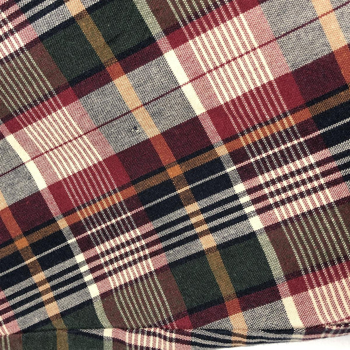 Eddie Bauer Check Pattern Mountain Jacket Shell Jacket Men's Size M cotton red type Vintage Second Hand