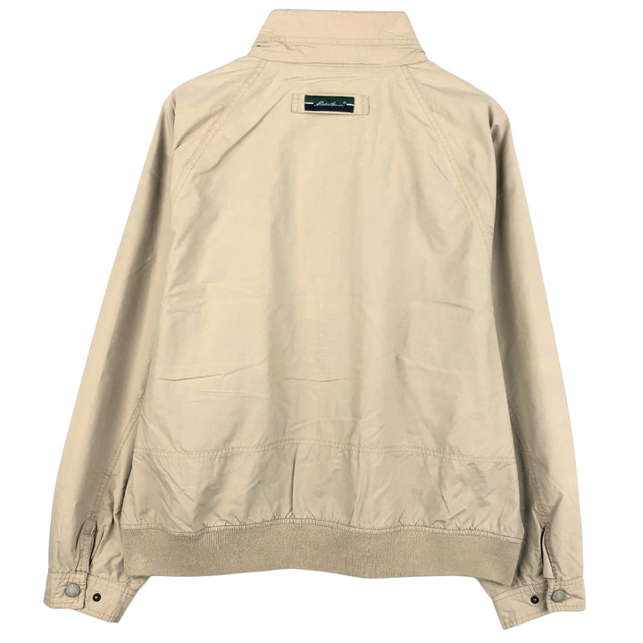 1990'S Eddie Bauer Cotton Jacket, Men's Size L (approx.), Vintage cotton Khaki type beige Vintage Second Hand