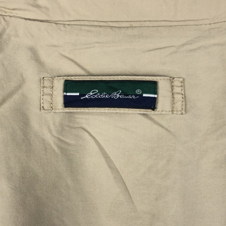 1990'S Eddie Bauer Cotton Jacket, Men's Size L (approx.), Vintage cotton Khaki type beige Vintage Second Hand