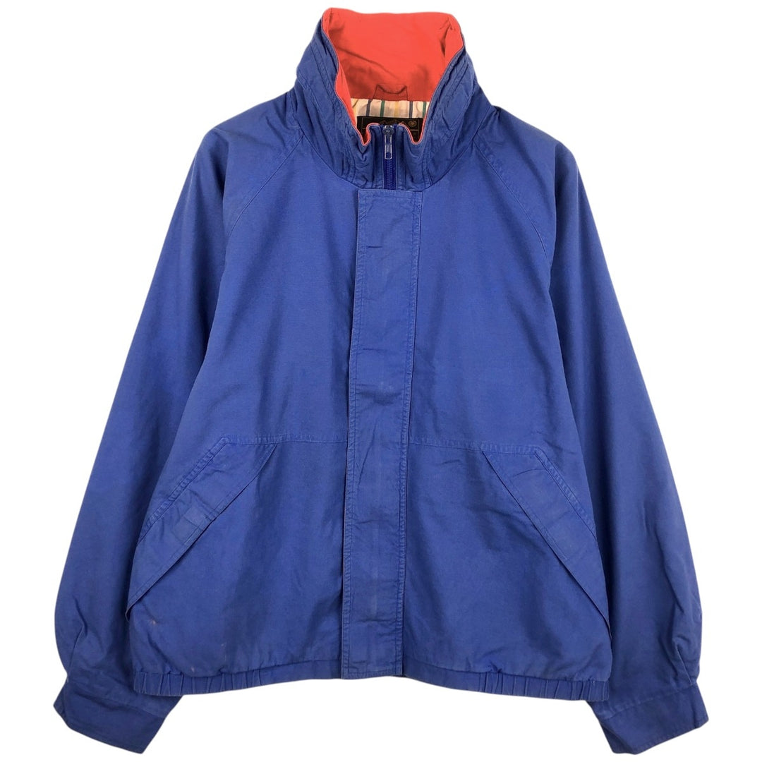 80s-90'S Eddie Bauer Black Tag Mountain Jacket Shell Jacket Men's L Size Vintage cotton blue type Vintage Second Hand