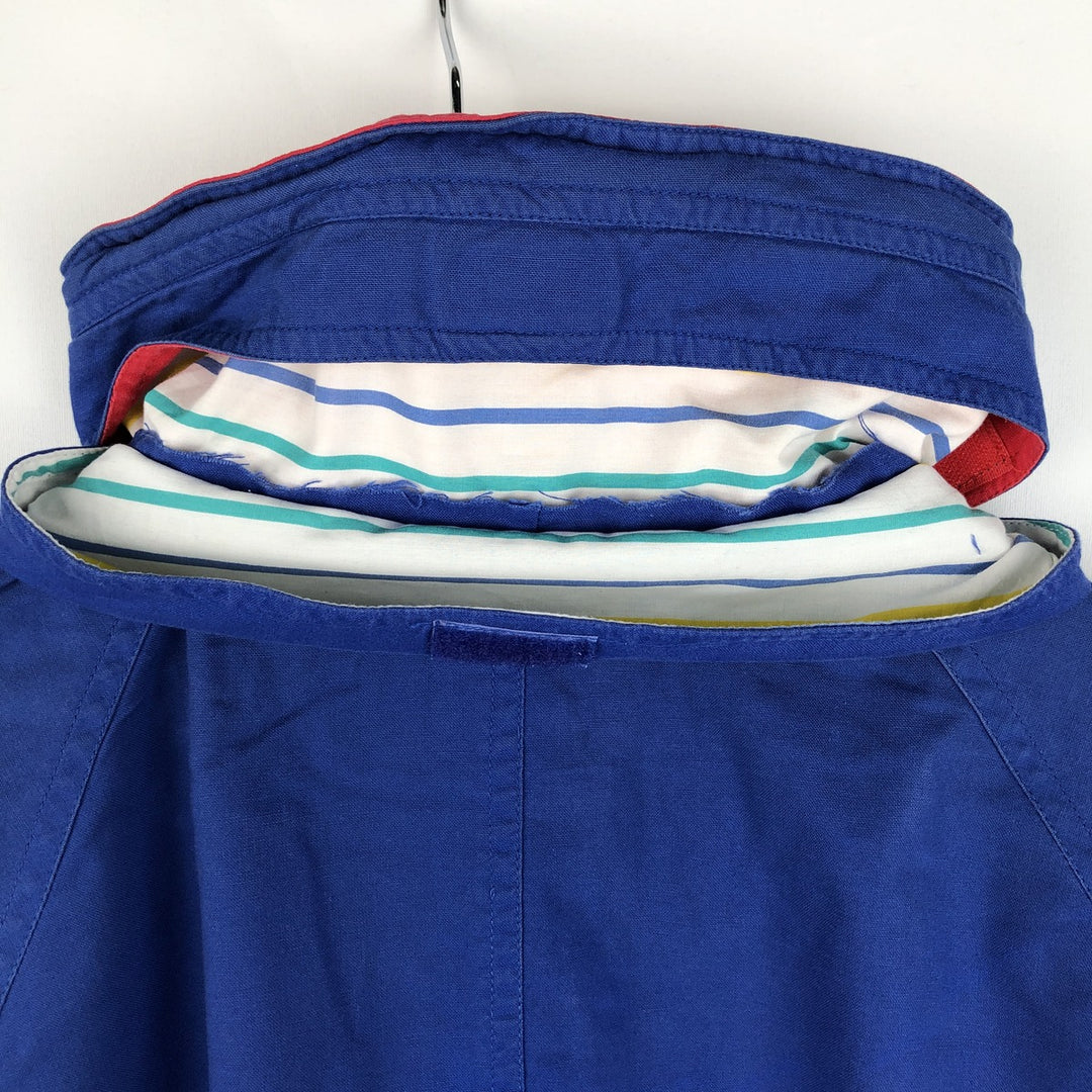 80s-90'S Eddie Bauer Black Tag Mountain Jacket Shell Jacket Men's L Size Vintage cotton blue type Vintage Second Hand
