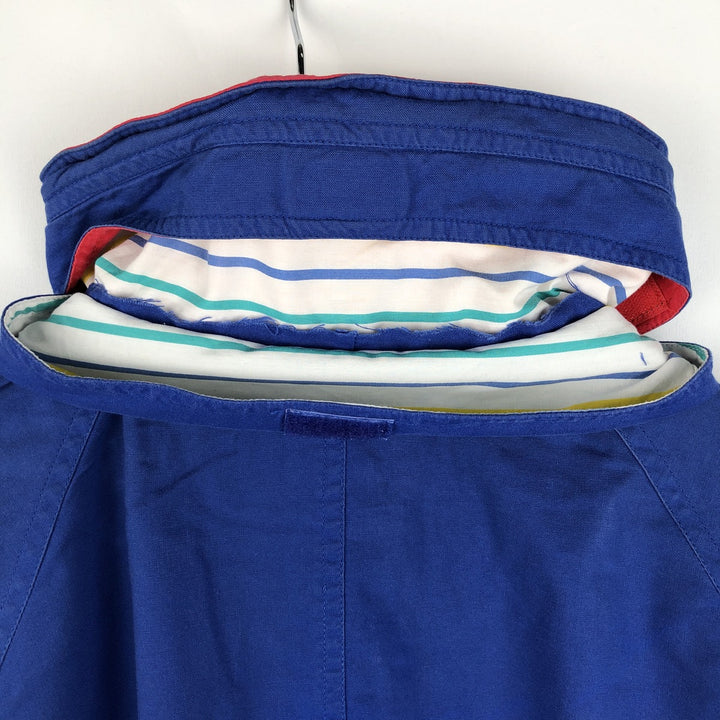 80s-90'S Eddie Bauer Black Tag Mountain Jacket Shell Jacket Men's L Size Vintage cotton blue type Vintage Second Hand